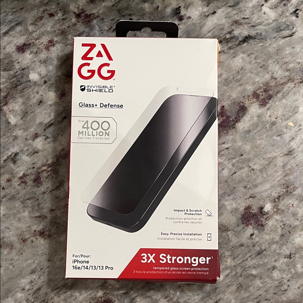 NEW ZAGG Screen Protector for IPhone 16e,15,14,13